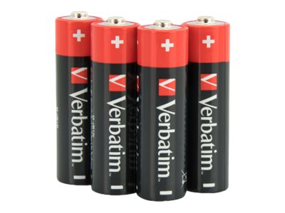 Verbatim battery - 4 x AA / LR6 - Alkaline