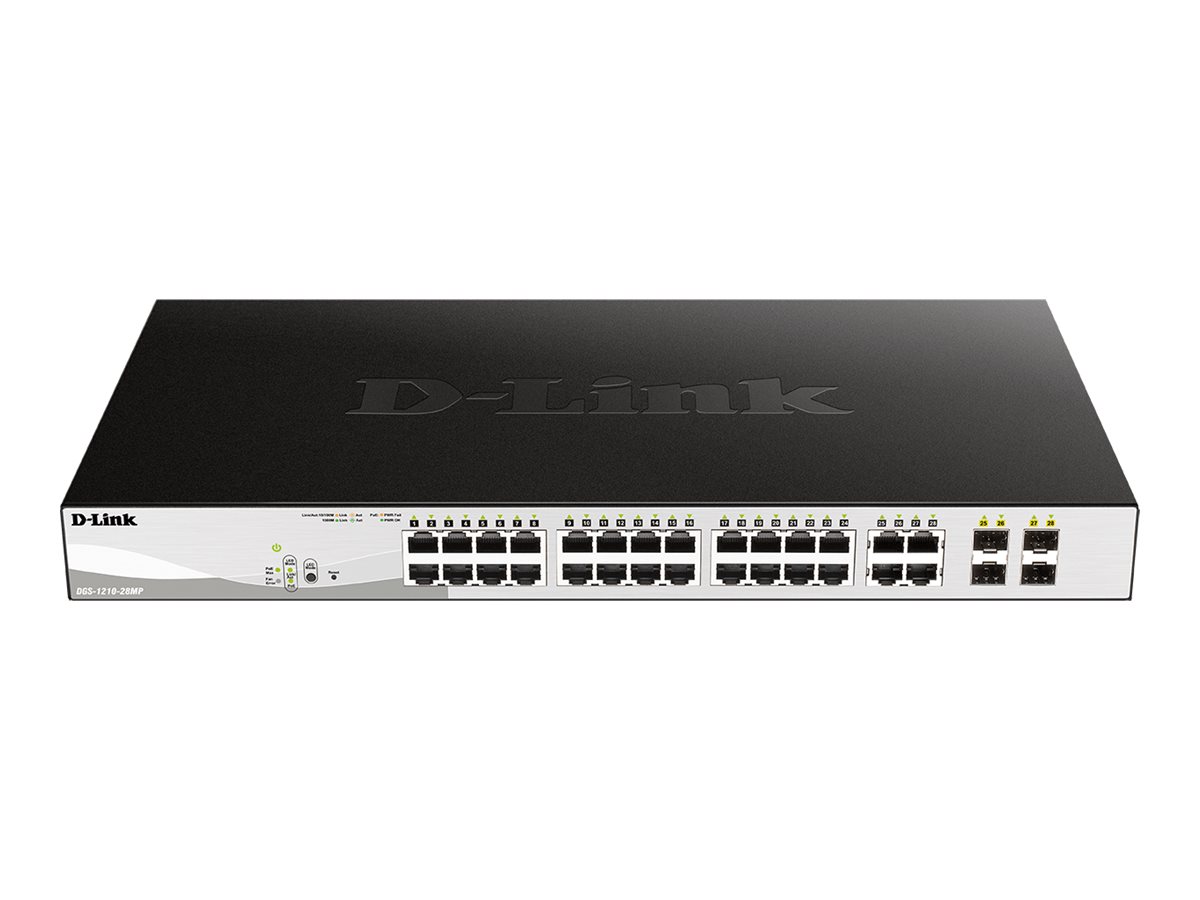 D-Link DGS 1210-28MP 28-Port Gigabit Smart Managed PoE Switch