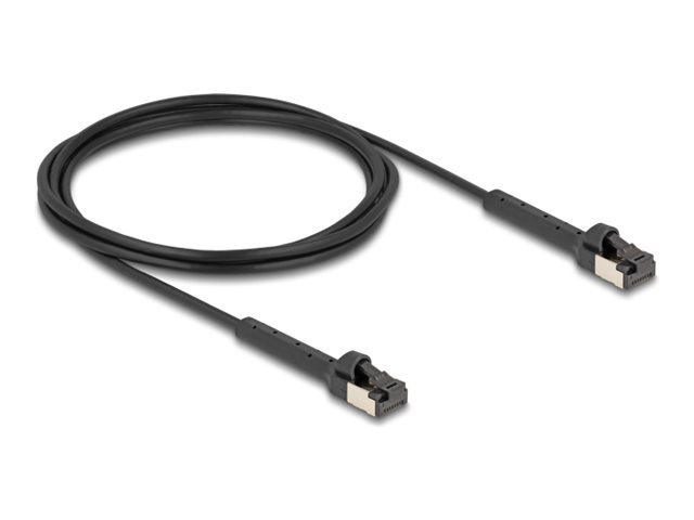 DeLOCK CAT 8.1 U/FTP 2m Patchkabel Sort