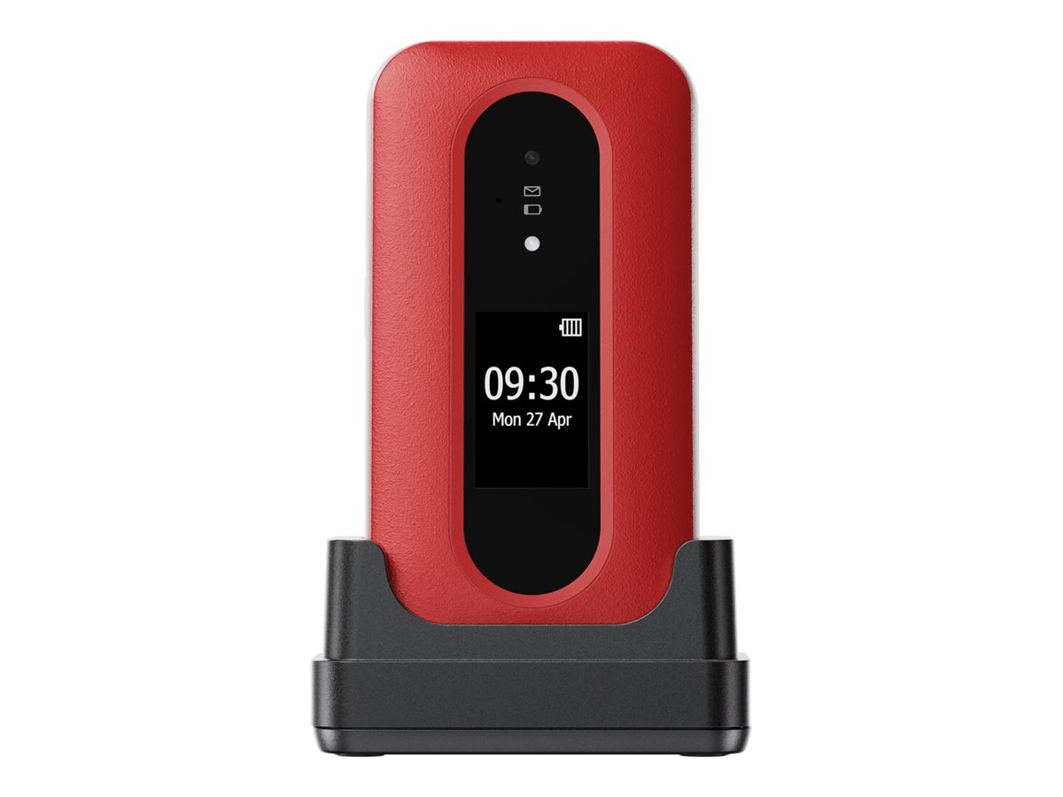 Doro Leva L31 mobiltelefon 4G - Rød/hvid