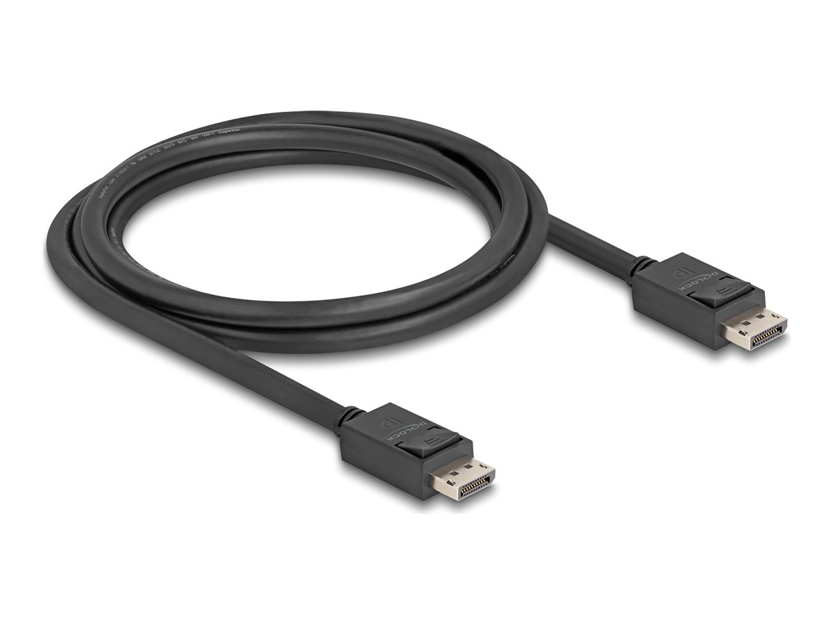 Delock DisplayPort kabel 1.8m Sort