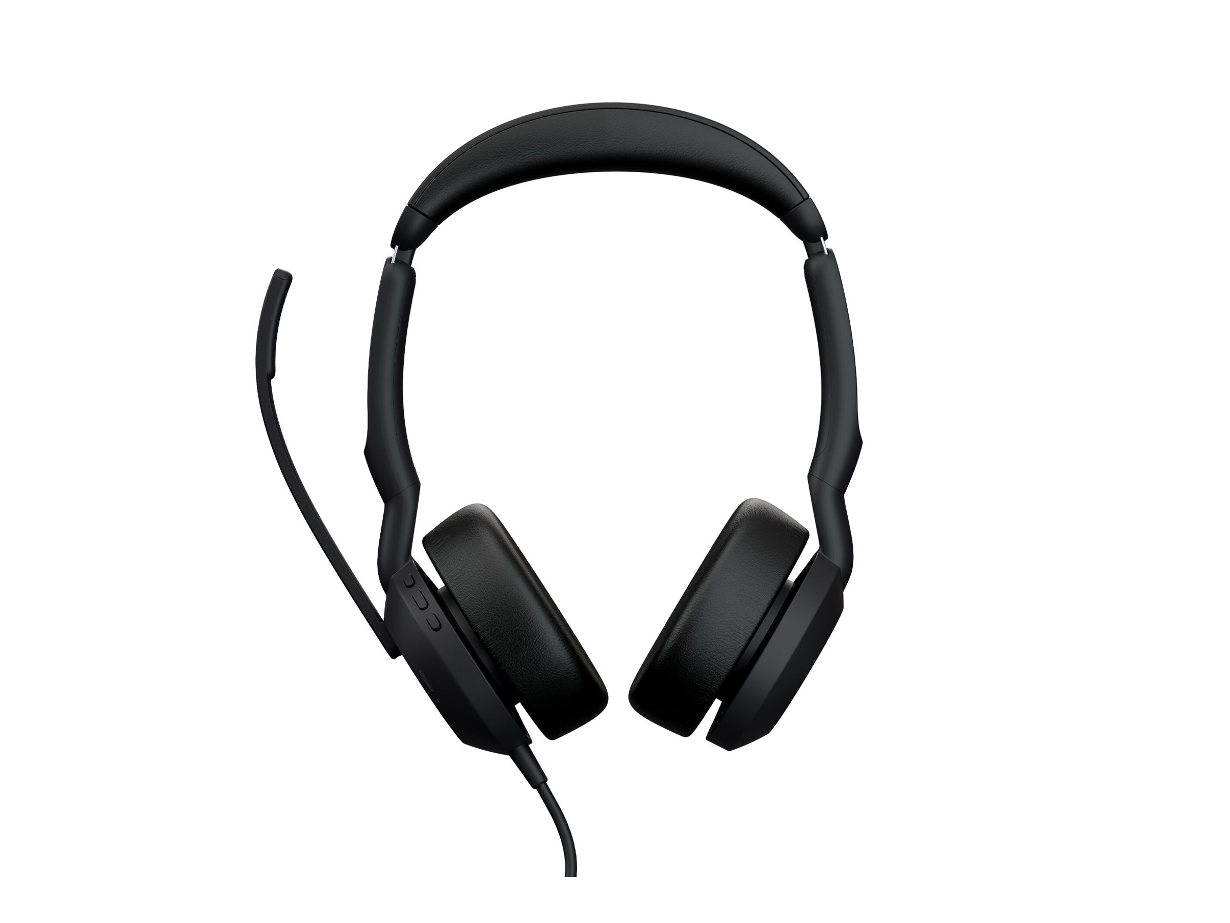 Jabra Evolve2 50 UC Stereo - Headset - på øret - kablet - aktiv støjfjerning - USB-C, USB-A - UC-certificeret