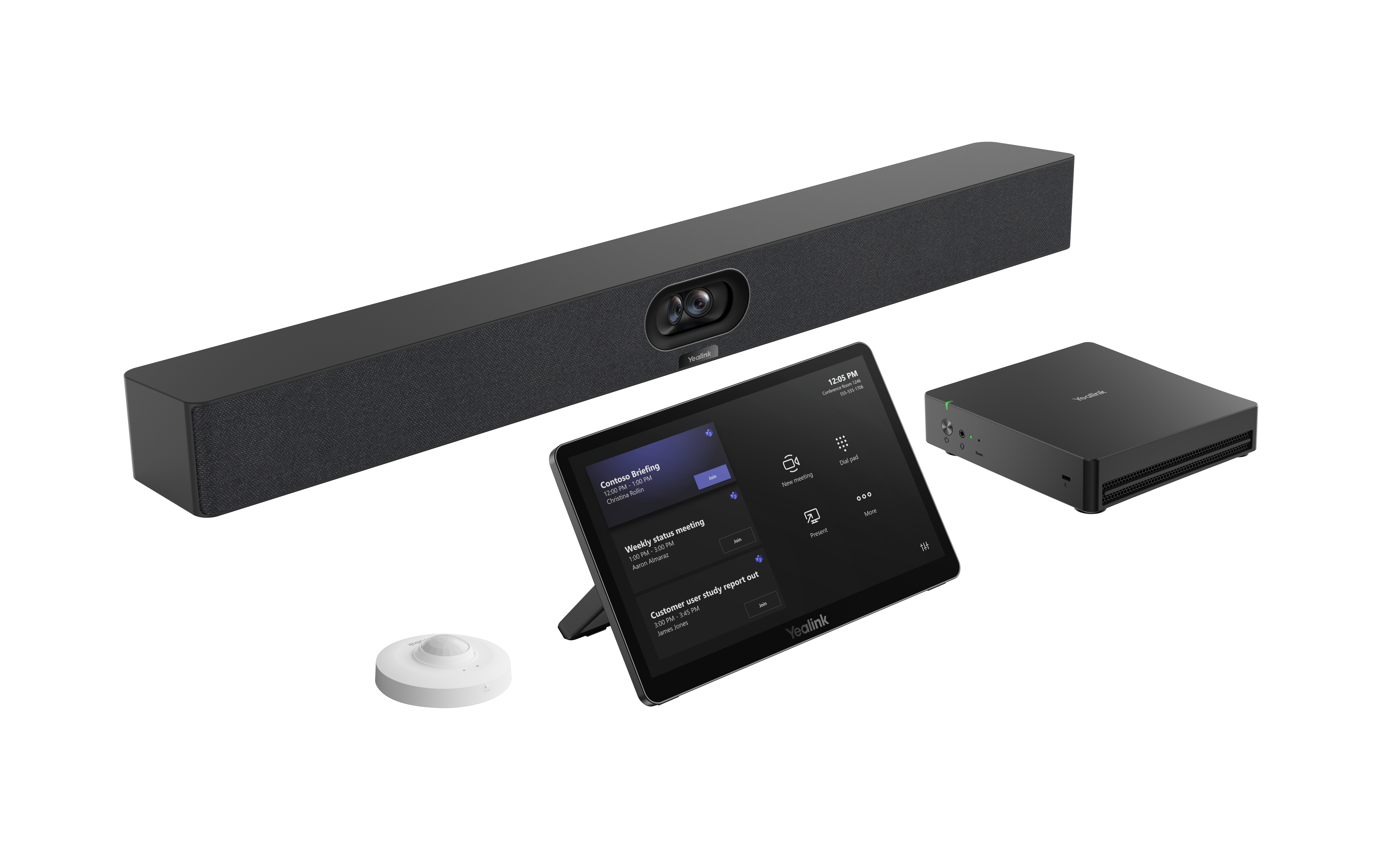 Yealink MVC Series MVC S40-C5U - Microsoft Teams Rooms - videokonferencepakke - power adapter included