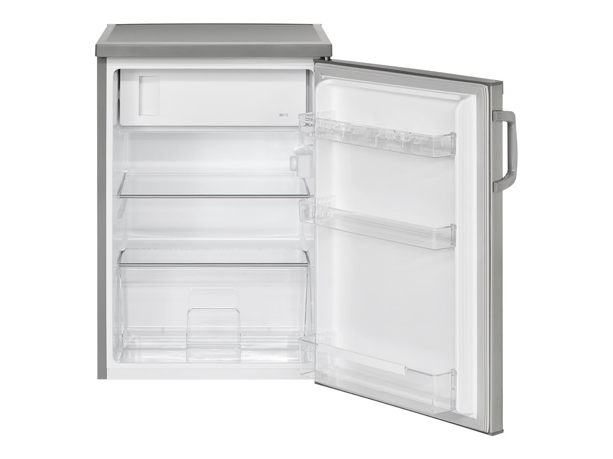 Bomann Køleskab med fryseenhed 105liter Klasse A+++ 14liter Fritstående Rustfritstål look