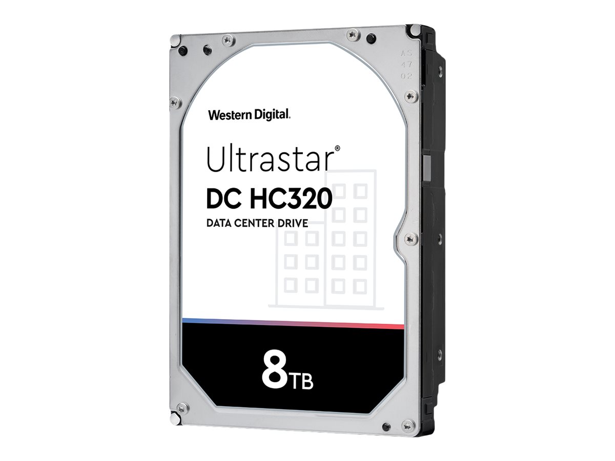 WD Ultrastar DC HC320 HUS728T8TL5204 - Harddisk - 8 TB - intern - 3,5 - SAS 12Gb/s - 7200 rpm - buffer: 256 MB