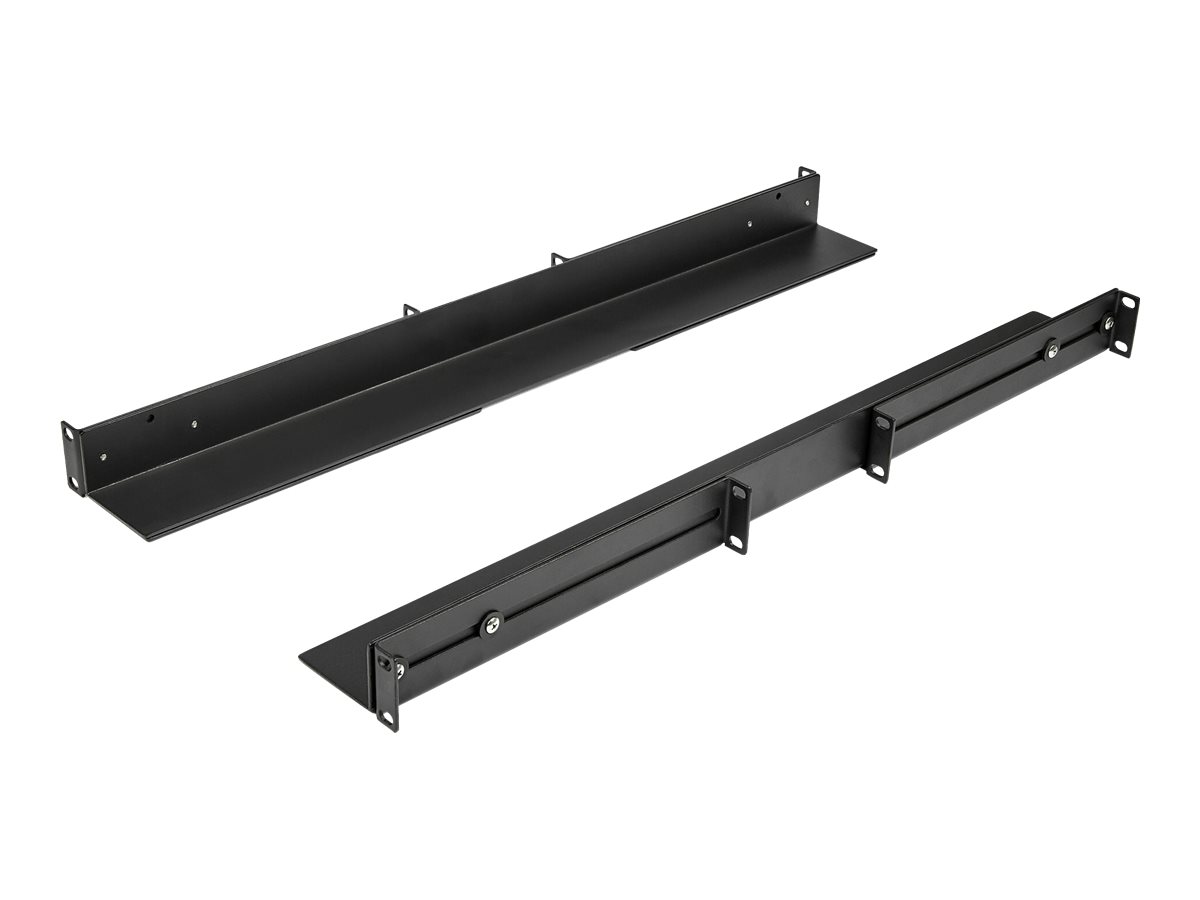 StarTech.com 1U 19" Server Rack Rails 24-36" Adjustable Depth /Universal 4 Post Network/Server/UPS Equipment Mounting Rack Mount Rail Kit Kit til rack