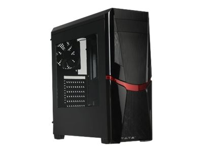 iBOX ORCUS X14 Tårn ATX Ingen strømforsyning Sort