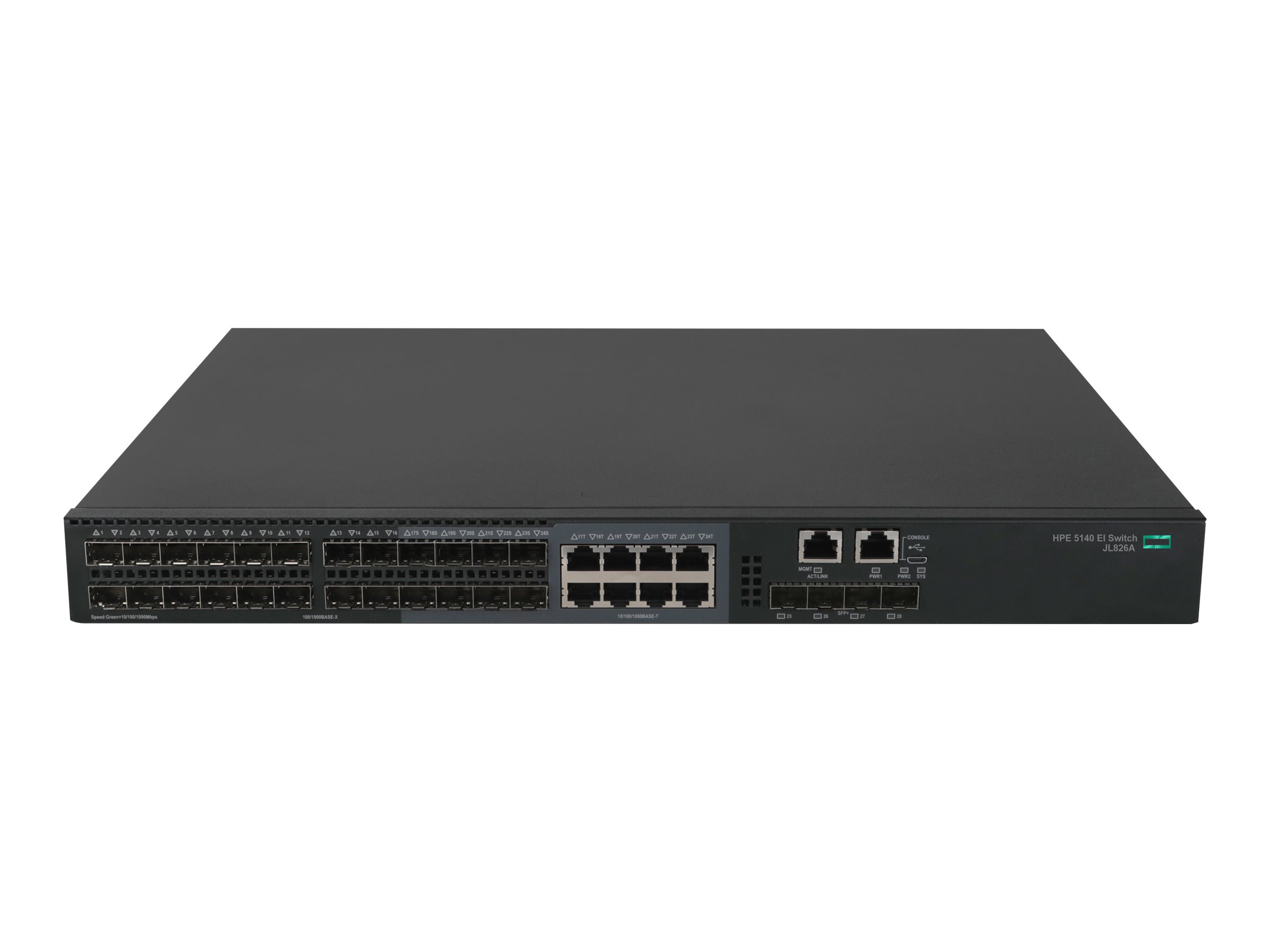 HPE FlexNetwork 5140 24G SFP w/8G Combo 4SFP EI Switch 28-porte Gigabit
