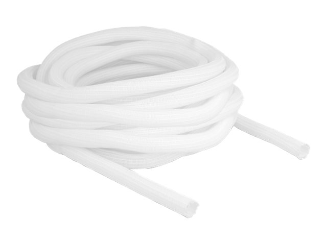 Delock - Flettet hylster - 16 mm diameter - 10 m - hvid