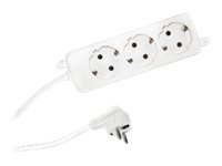 Bachmann SELLY Stikdåse 3-stik Hvid 3m