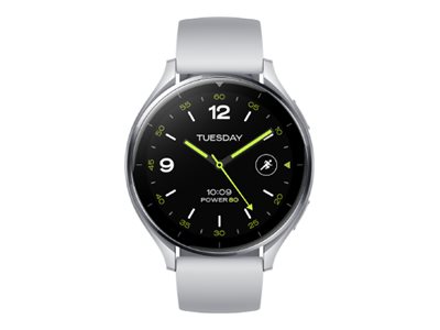Xiaomi Watch 2 - Silver Case With Grey TPU Strap