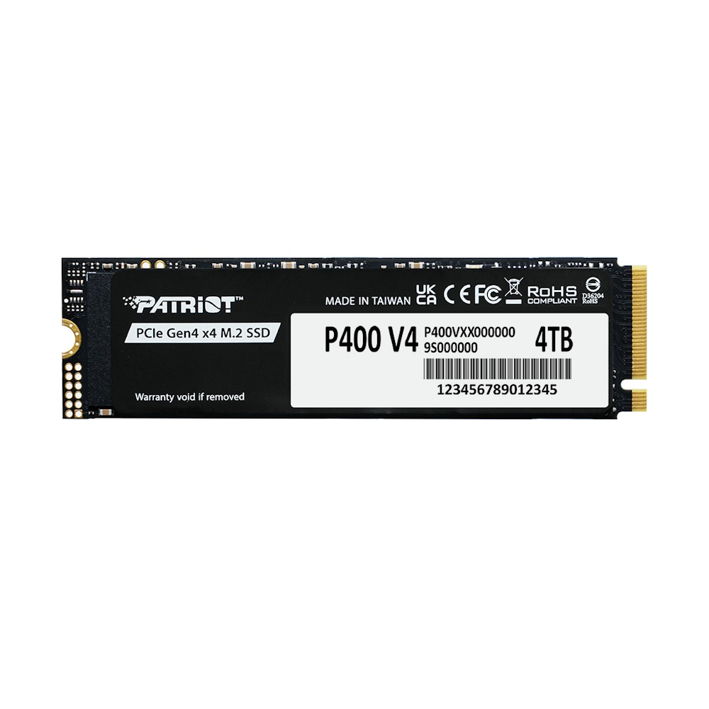 Patriot P400 V4 SSD 1TB M.2 PCI Express 4.0 x4 (NVMe)