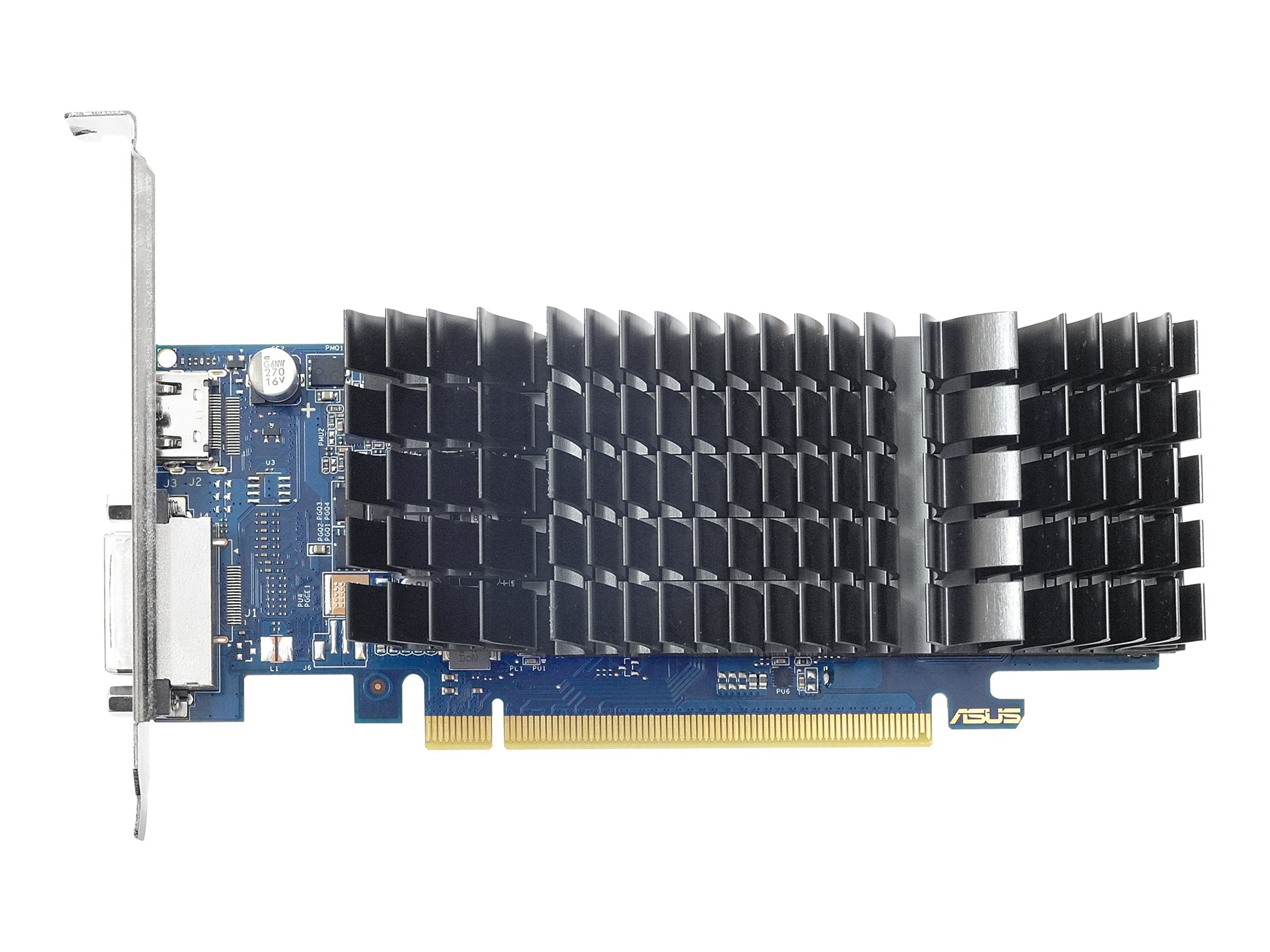 ASUS GeForce GT 1030 2GB GDDR5 Silent (with Low Profile-bracket)(GT1030-SL-2G-BRK) Grafikkort - GEEKD.dk