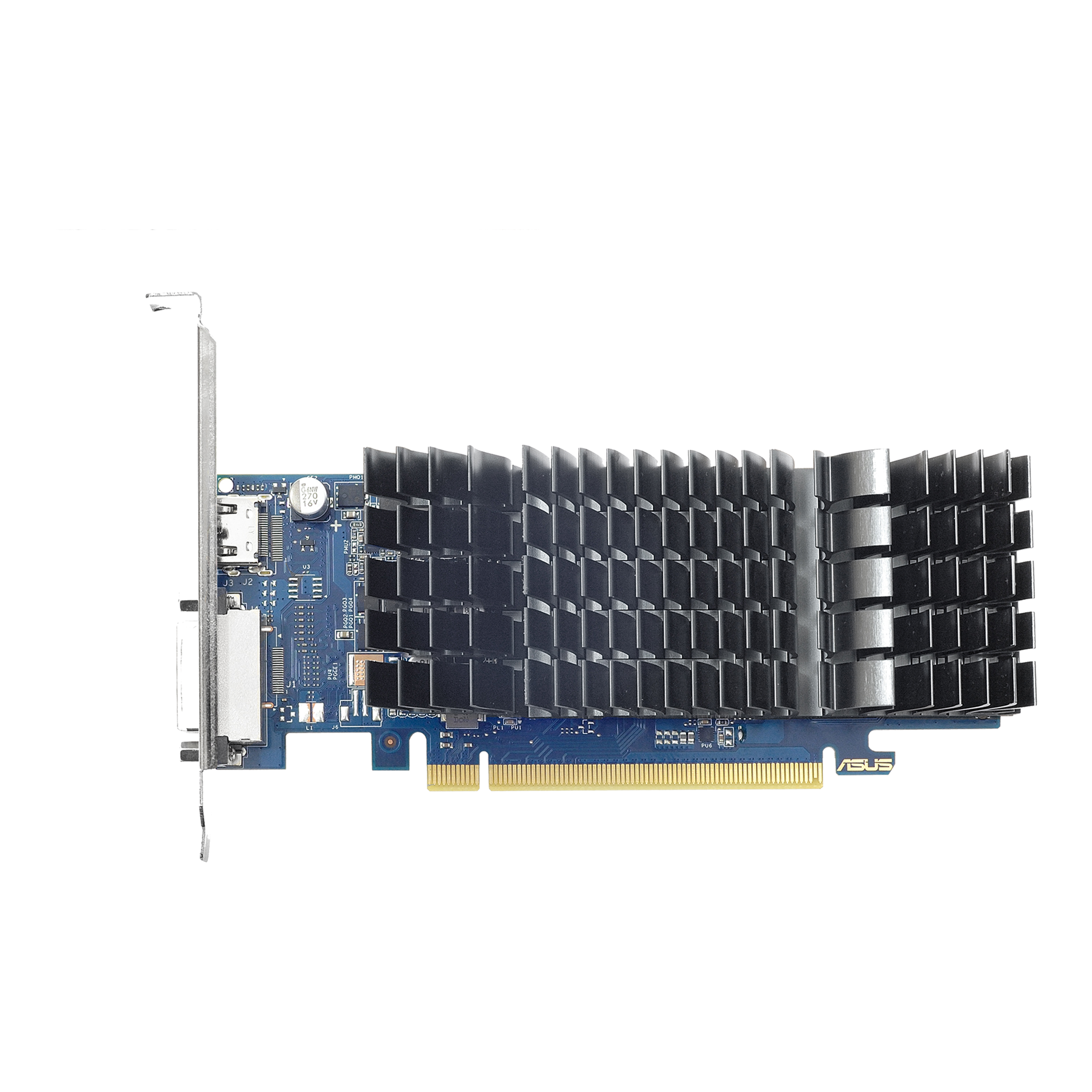 ASUS GeForce GT 1030 2GB GDDR5 Silent (with Low Profile-bracket)(GT1030-SL-2G-BRK) Grafikkort - GEEKD.dk