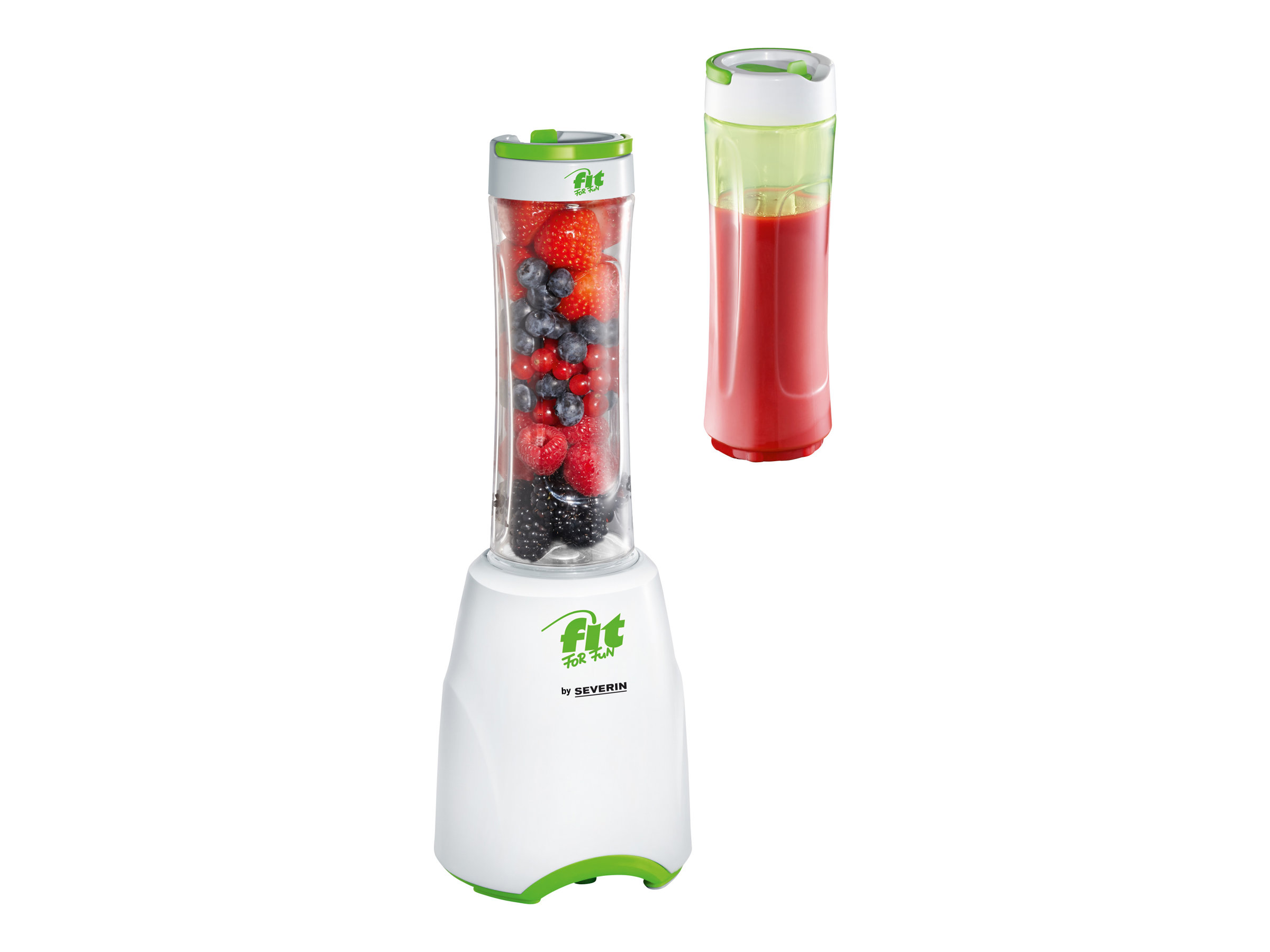 SEVERIN SM 3735 Mix & Go Blender Hvid/grøn