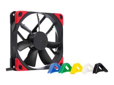 Noctua NF-S12A PWM chromax.black.swap - Kabinet køler - 120mm - Sort - 17 dBA