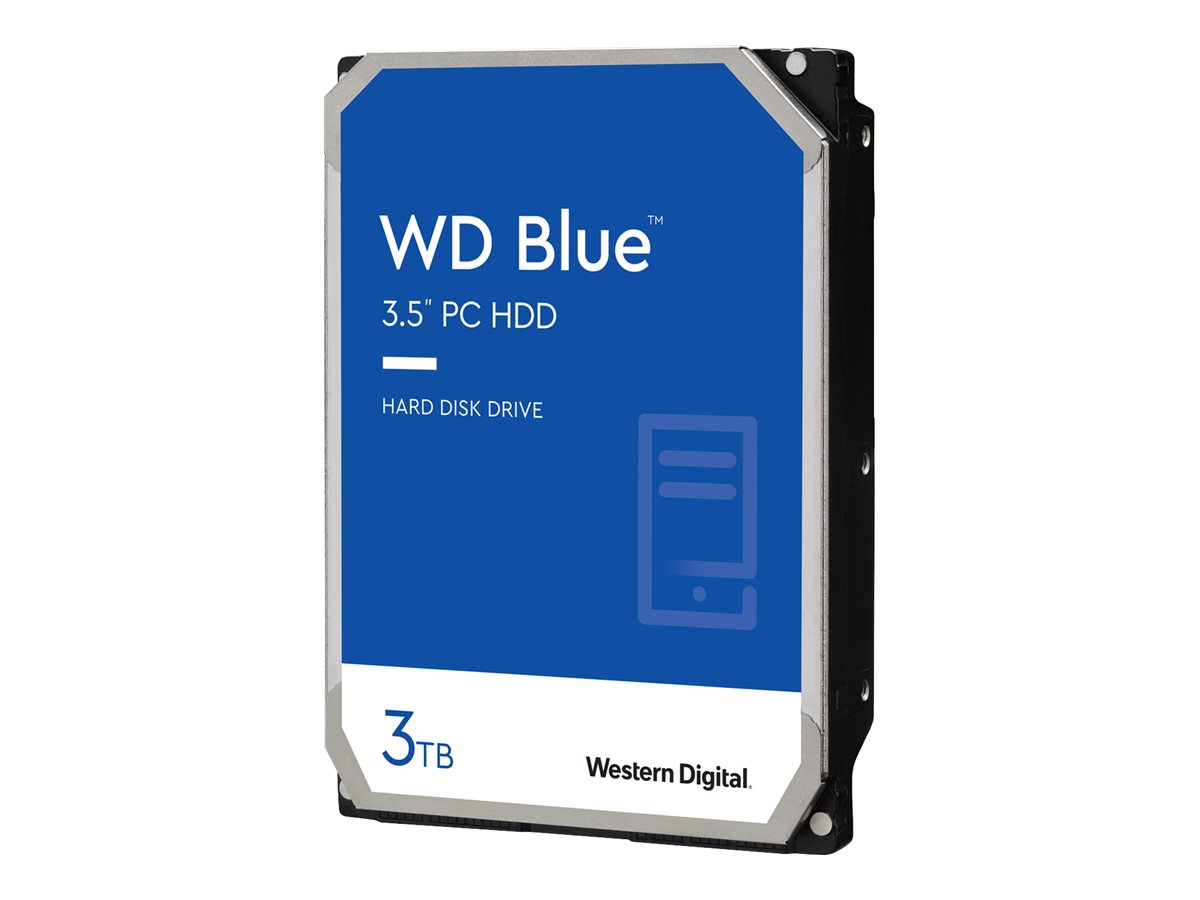 WD Blue - 3TB - Harddisk - WD30EZAZ - SATA-600 - 3.5"