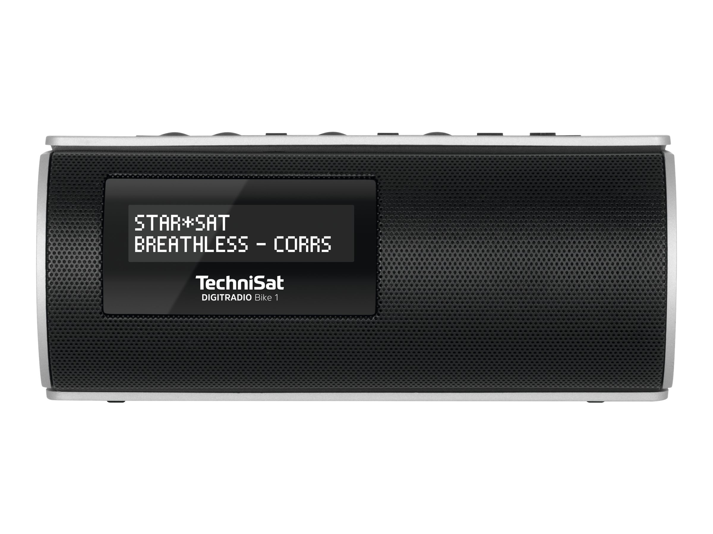 TechniSat DigitRadio Bike 1 - DAB bærbar radio - 5 Watt - sort, sølv