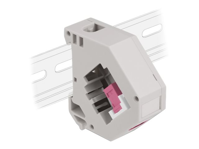 Delock Grå Pink Hvid