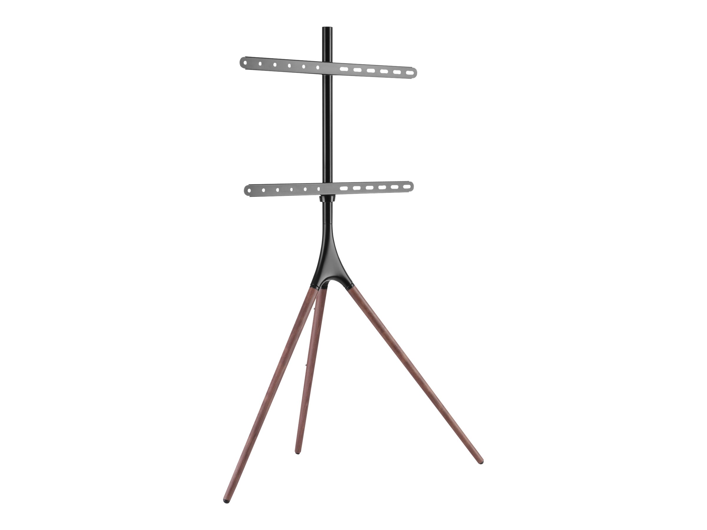 TECHly - Stativ - stativ med ben - for fladt panel - mørk valnød - skærmstørrelse: 45-65 - gulvstående