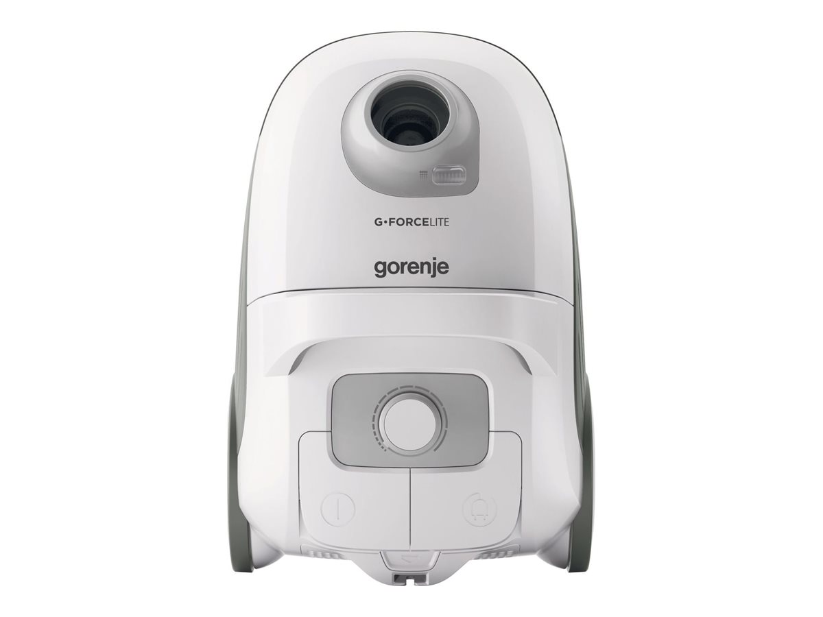 Gorenje G ForceLite VCEA21GLW - Støvsuger - beholder - pose - hvid
