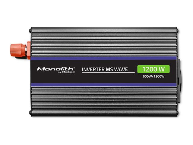 Strøminverter til bil Qoltec Monolith 600 W – sort