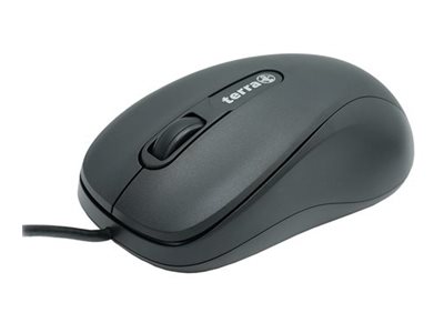 TERRA 1500 - Mus - optisk - 3 knapper - kablet - USB - sort
