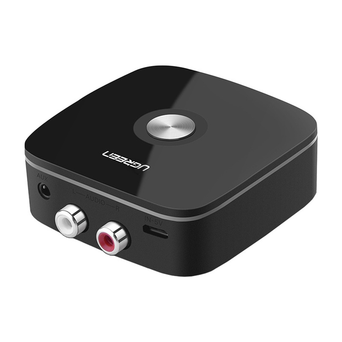 UGREEN CM106 Bluetooth 5.1 adapter/modtager 2x RCA, 3,5 mm jack, aptX HD, USB-C (sort)
