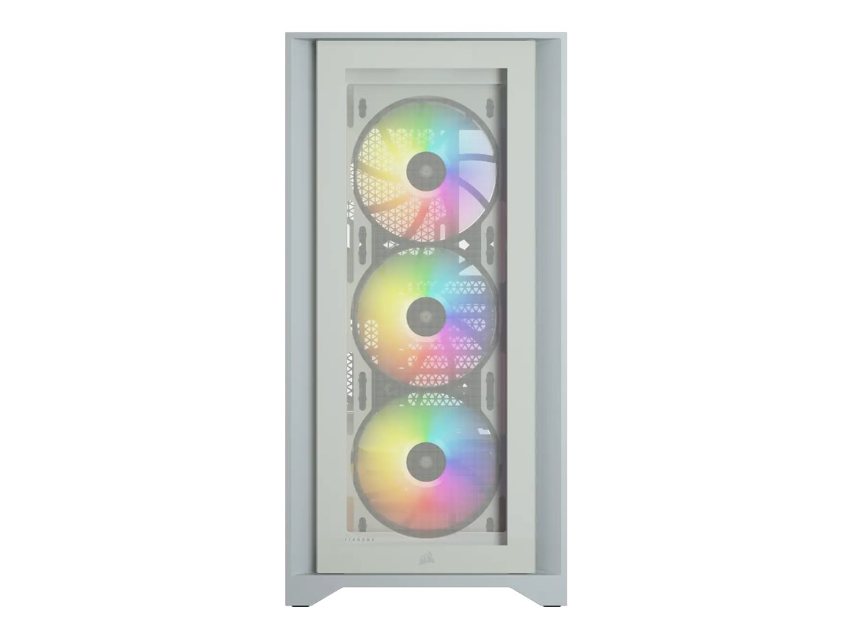 CORSAIR iCUE 4000X RGB Tower ATX Hvid