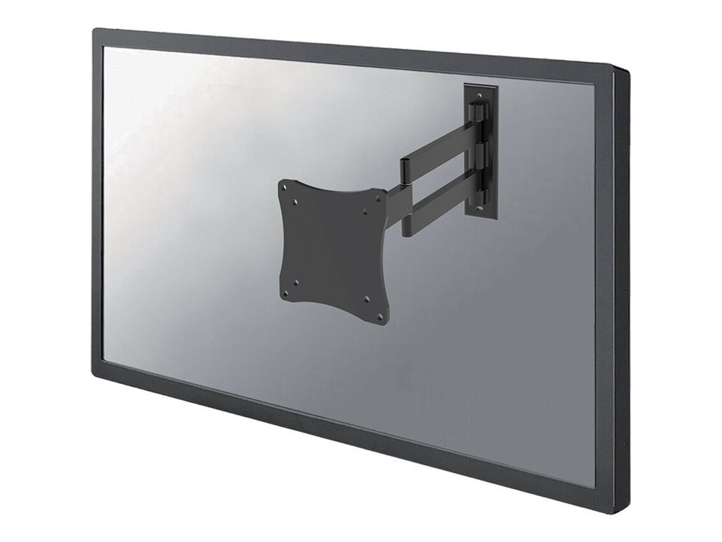 Vægbeslag til skærm/TV 10-27" - Neomounts FPMA-W830BLACK, fuld bevægelse