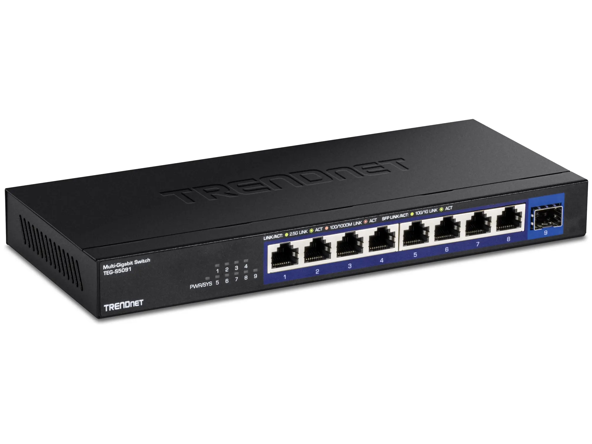 TRENDnet TEG-S5091 9-Port 2.5G Unmanaged Switch with 10G SFP+ Port