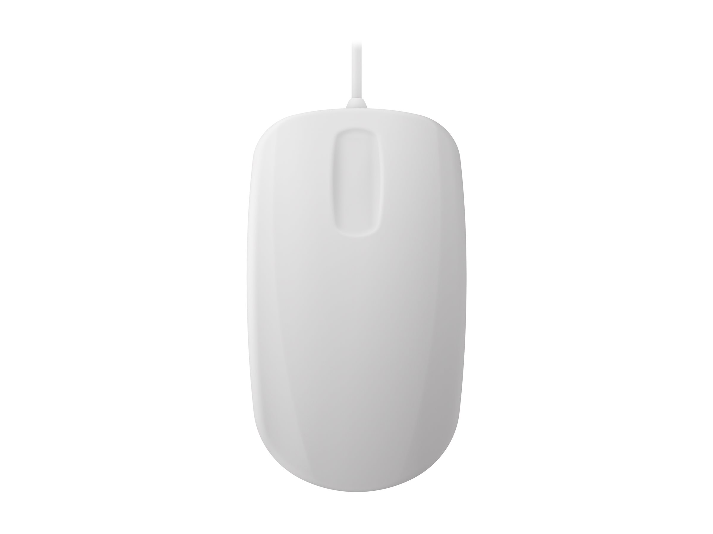 Contour Active Key Medical QuickClean AK-PMH3 - Standard Sized - mus - ergonomisk - medicinsk, hygiejnisk design - højre- og venstrehåndet - optisk - 3 knapper - kablet - USB - hvid