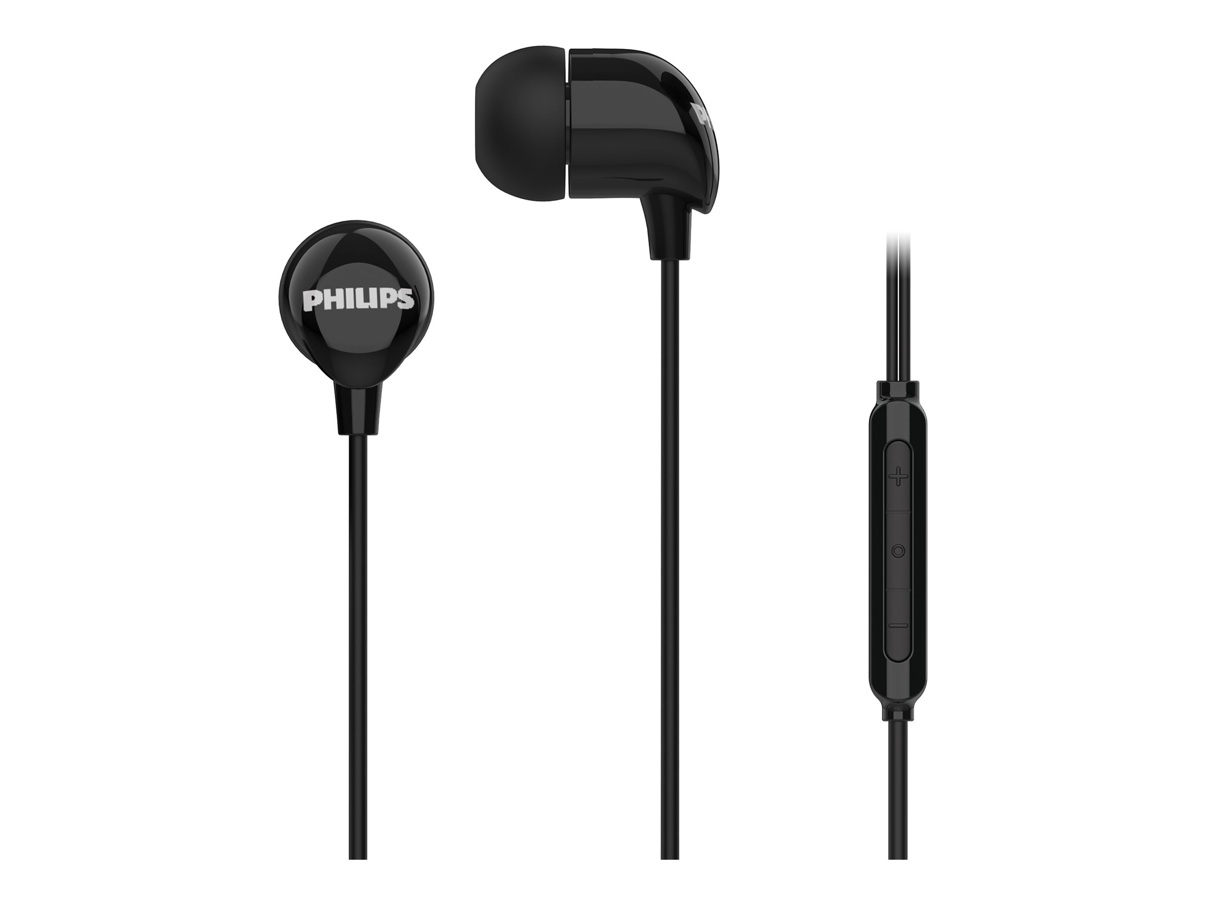 Philips Hörlurar In-Ear Kabel Fjärrkontroll Svart