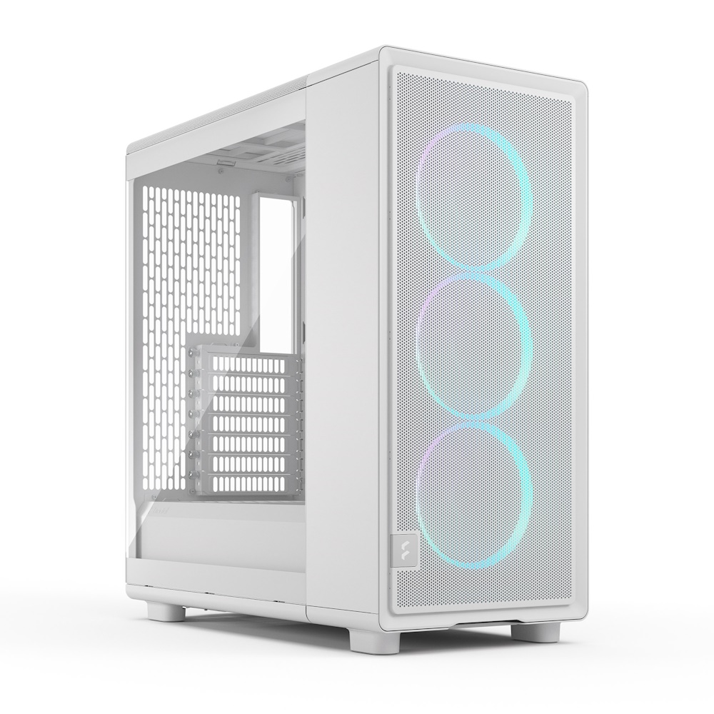 Fractal Design Epoch White TG RGB - Kabinet - Miditower - Hvid