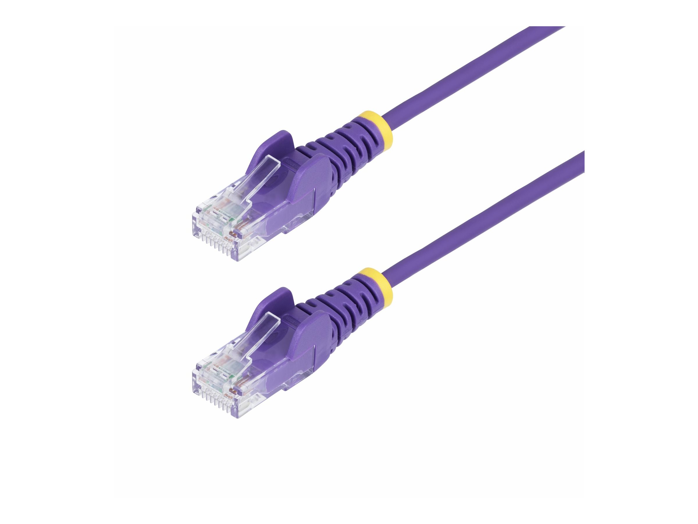 StarTech.com 15m Purple Slim CAT6 Ethernet Cable, Snagless, 28AWG, LSZH CAT 5/5e/6 Ikke afskærmet parsnoet (UTP) 15m Patchkabel Purple