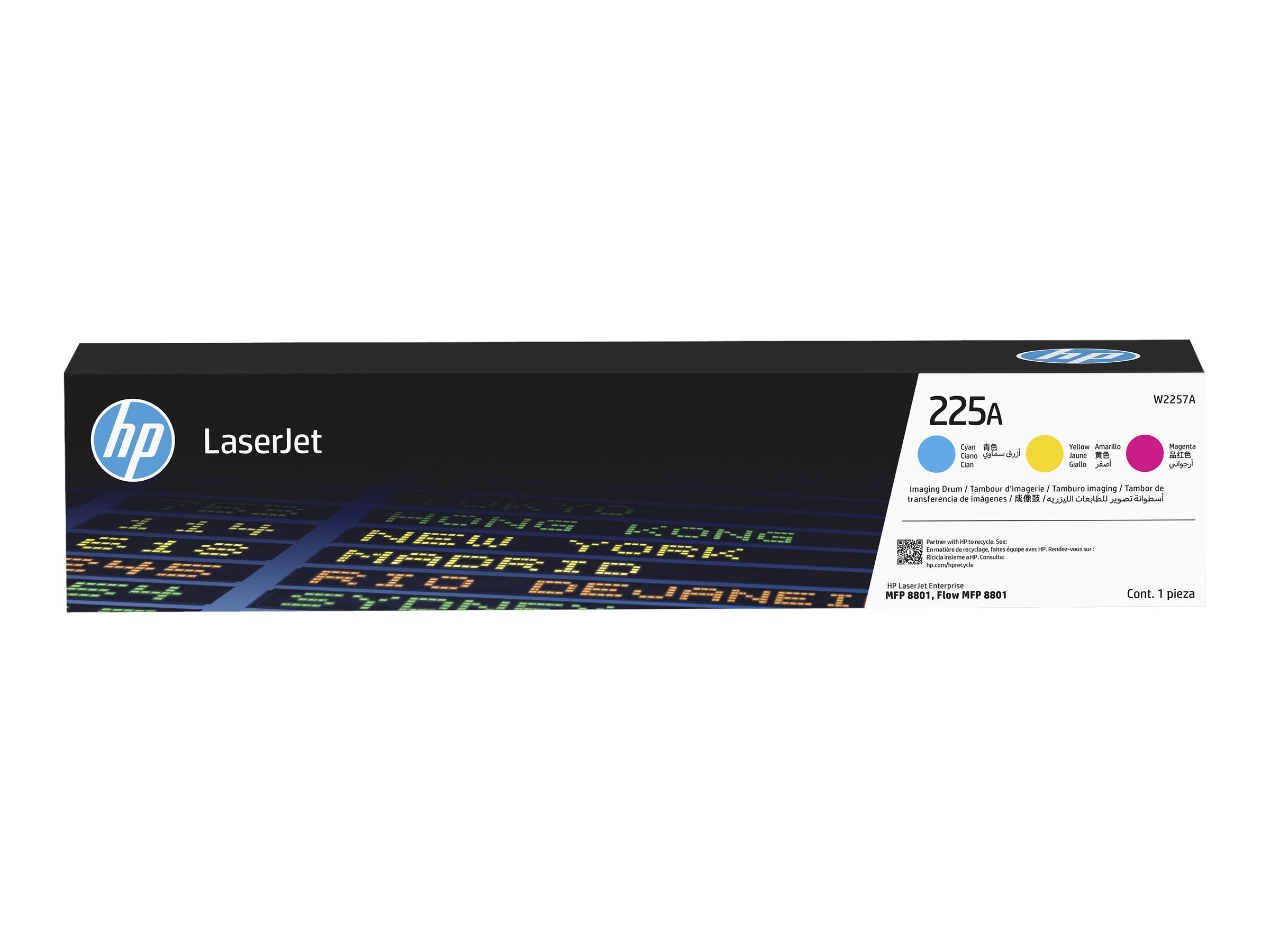 HP 225A Farve (cyan, magenta, gul) 240000 sider Tromlekit