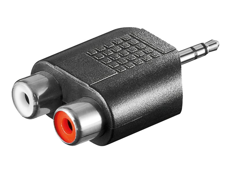 Adapter 3,5 mm til 2x RCA