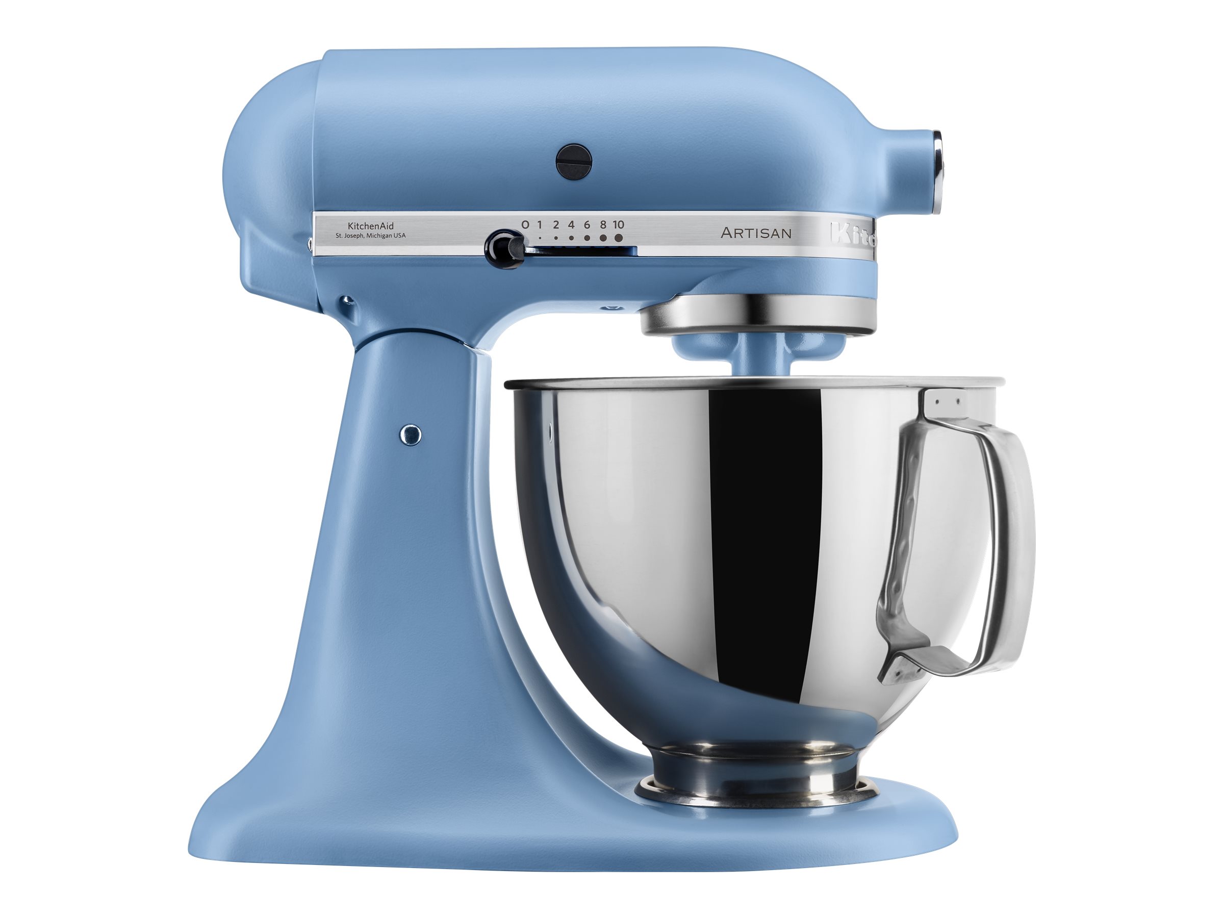 KitchenAid Artisan 5KSM175 køkkenmaskine med ekstra tilbehør 4,8 L Blue velvet