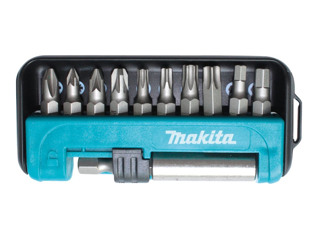 Makita - Skruetrækkerbitsæt - 11 stykker - torx, phillips, pozidriv, hex