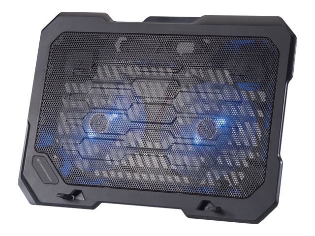 Laptop kølepad Conceptronic THANA - 15,6" - blå/sort