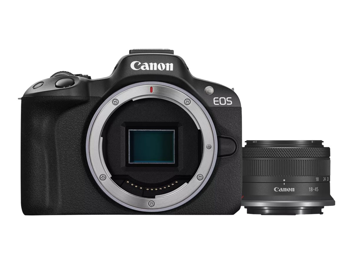 Canon EOS R50 + RF-S 18-45mm F4.5-6.3 IS STM - Black