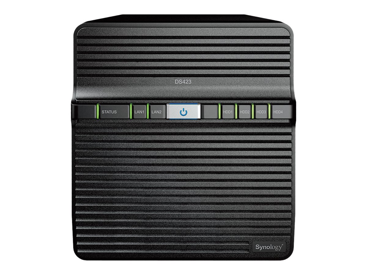 Synology Disk Station DS423 - NAS-server - 4 bays - SATA 6Gb/s - RAID JBOD, 0, 1, 5, 6, 10 - RAM 2 GB - Gigabit Ethernet - iSCSI support