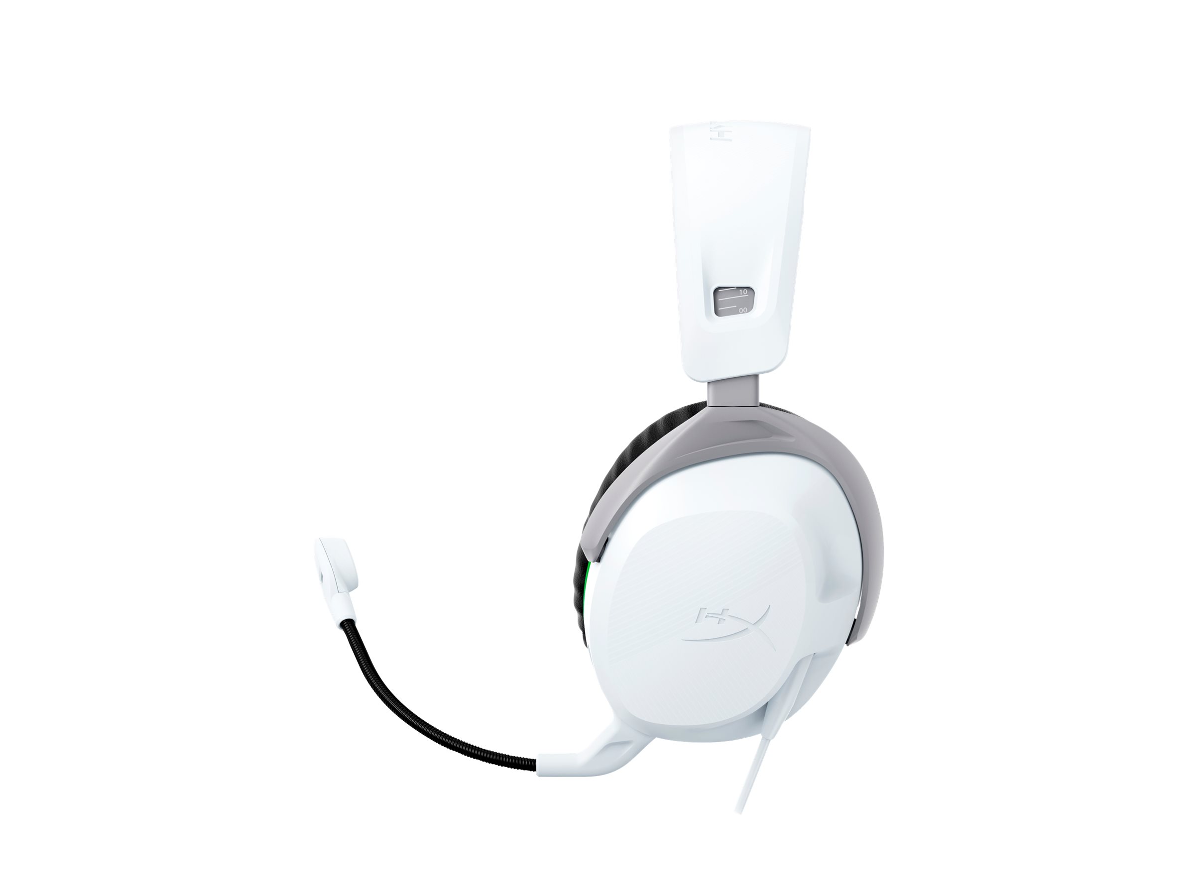 HyperX CloudX Stinger 2 Gaming Headset (cirkumaural, med ledning, drejelige ørekopper, hvid)