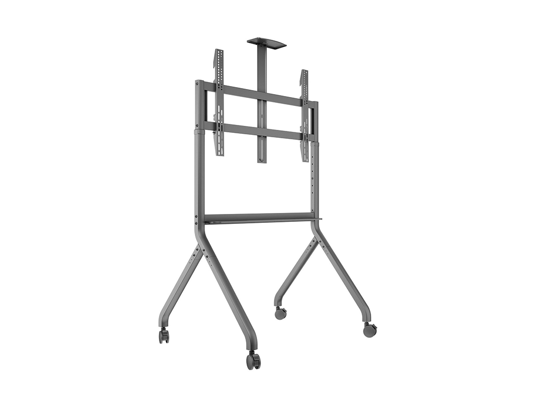 Multibrackets M Collaboration Floorstand - Stativ med hjul - for video conference - mørk antracitgrå - skærmstørrelse: 55-86