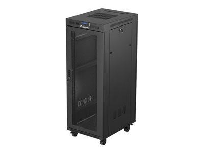 Lanberg FF01 series - rack - 600 x 800 flat pack with mesh door LCD - 32U