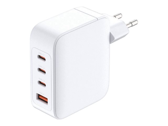 D-Link DCF-141 power adapter - GaN - 3 x USB-C USB Type A - 140 Watt