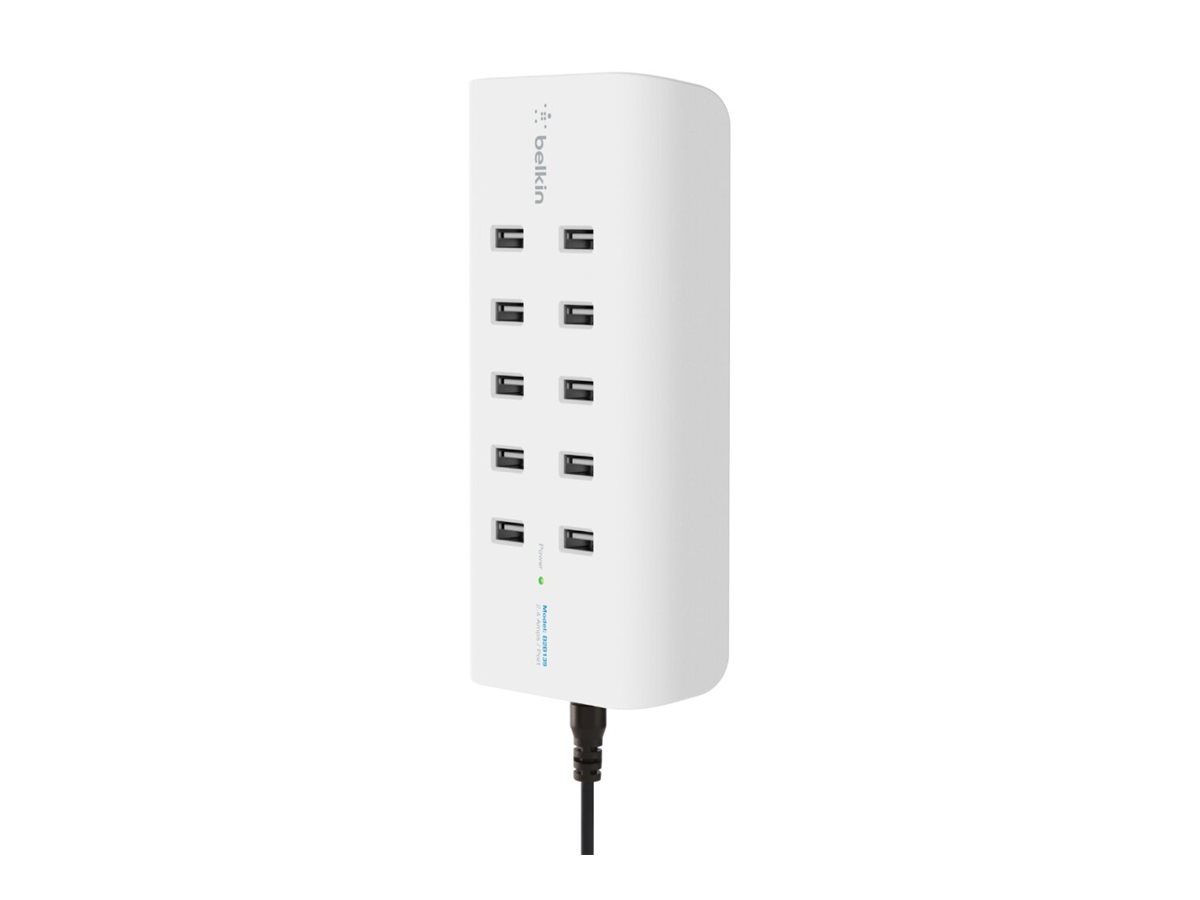 Belkin Opladningsstation 120Watt 10 x 4 pin USB Type A