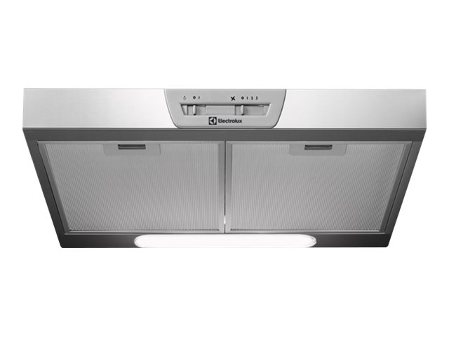 Electrolux LFU216X - Hætte - standard - bredde: 59.8 cm - dybde: 51 cm - udtrækning og recirkulation (-) - rustfrit stål