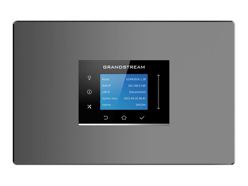 Grandstream UCM6304A - IP-PBX - stativmonterbar - 4 FXO-porte - 4 FXS-porte - 3 x 10/100/1000