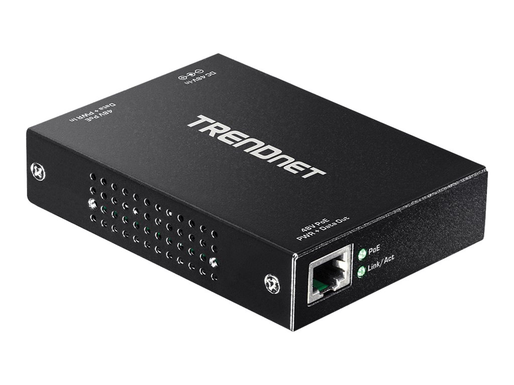 TRENDnet TPE-E100 - Repeater - 1GbE - 10Base-T, 100Base-TX, 1000Base-T - RJ-45 / RJ-45 - op til 100 m